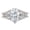 rose-gold, variant on 10K White Gold 4 Carat LAB GROWN Designer Channel Set Pear Cut Diamond Engagement Ring (E-F Color VS1-VS2 Clarity 3Ct Center)