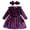 Eggplant, variant on IBTOM CASTLE Vintage Princess Toddler Baby Girl Long Sleeve Velvet Ruffle Tutu Lace Dress Xmas Wedding Birthday Party Fall Winter Clothes 12-18 Months Wine Red