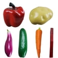 thumbnail image 3 of Multiple Style Mini Simulation Artificial Vegetable Pepper Toy Home Decoration, 3 of 9