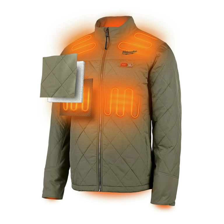 pack) Milwaukee 203OG-21M M12 Heated AXIS Jacket Kit Olive