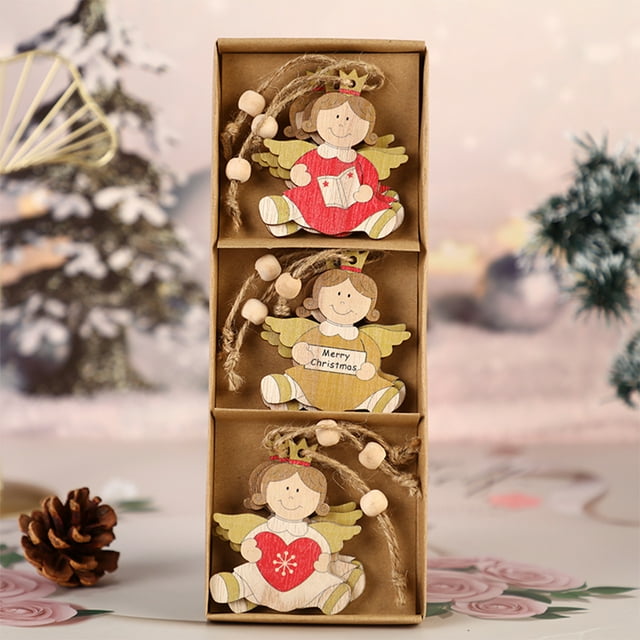 Adornos Colgantes Xihbxyly para Árbol de Navidad Muñeco de Nieve de Papá Noel