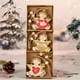 thumbnail image 1 of Adornos para árbol de Navidad | Colgantes de madera con Papá Noel y muñeco de nieve | Decoración festiva para el árbol y el hogar, 1 of 7