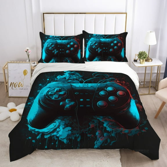 Esports Style Bedding Suit Cover Bright Pillowcase Adult Cool and Dazzling Bedroom Decor Home Bedding Set