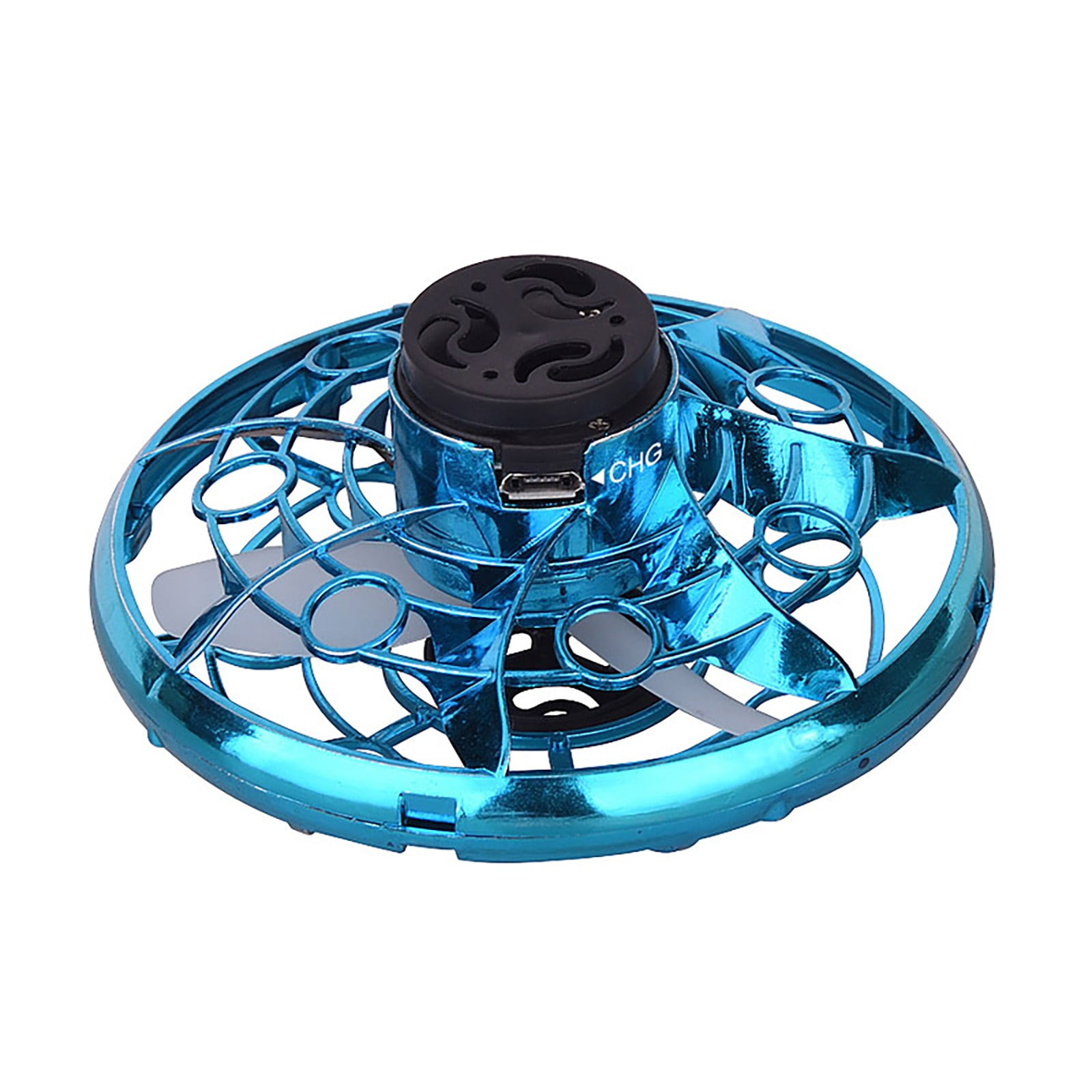 Mini Back Rotating Chargeable Fly Gyroscope Flying Fidget Spinner Drone Toy New 