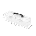 thumbnail image 2 of OUNONA Caja Organizadora Transparente Para Y Manualidades Con Apilable Y Portátil, 2 of 8