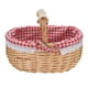 thumbnail image 2 of Canasta de Picnic, Cesta de Almacenamiento de Mimbre Con Revestimiento extra de Gran Capacidad, 2 of 7