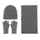 thumbnail image 1 of Gorro de punto de invierno, gorro, bufanda larga, guantes con pantalla táctil, conjunto de gorro de calavera, guantes más cálidos para el cuello, 1 of 5