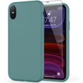 thumbnail image 1 of iPhone Xs Max Case with Screen Protector,Soft Liquid Silicone Gel Rubber Bumper Cover,Slim Fit Shockproof Protective Phone Case for iPhone Xs Max Nice Blue, 1 of 8