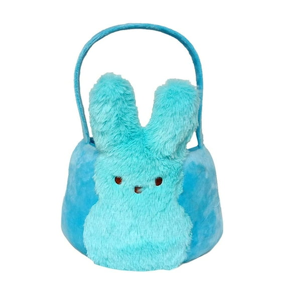 Peeps Easter Egg Hunt Basket - Plush Bunny Blue