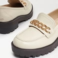 thumbnail image 3 of Sam Edelman Women's Taelor Loafers Ivory Leather 7M, 3 of 4