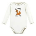 thumbnail image 5 of Touched by Nature Organic Cotton Long-Sleeve Bodysuits, Boy Woodland Alphabet 3-Pack, 18-24 Months, 5 of 5