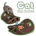 thumbnail image 2 of Cat Interactive Puzzle Toy With Bell Sound, Multi-Section Tent, Crawl Tunnel & Hole - Engaging Design For Indoor Exercise & Enrichment - For Cats Mental Stimulation, Entertainment, 2 of 7