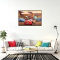 thumbnail image 2 of Cars - Framed Disney/Pixar Movie Poster (Characters - Lightning Mcqueen & Friends) (Size: 36" X 24") (Black Aluminum Frame), 2 of 6
