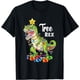 thumbnail image 1 of Dinosaurio árbol de Navidad Rex Pijamas divertidas T Rex Lights playera 100% algodón, camisetas unisex para hombre y mujer, 1 of 2