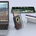 thumbnail image 2 of Power Bank Inalámbrico Magnético 10000mah Saiviek H19d Cargador 5.0a 22.5w Carga Super Rápida, Batería Portatil Pila Magsafe De Usb-c Con Soporte,banco De Energía Compatible Estándar, 2 of 8