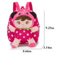thumbnail image 3 of Toddler Backpack Cute Removable Doll Preschool Backpack Little Girl Backpack, 3 of 6