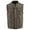 Black/Beige, variant on Milwaukee Leather MLM3510 Men's Black/Beige Premium Leather Club Style Vest - Dual Closure Open Neck Motorcycle Vest Medium