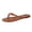 Brown, variant on Women’s Braided Flip Flops, Woven Toe-Loop Flat Sandals, Open-Toe Summer Slippers for Beach & Casual Wear White 36