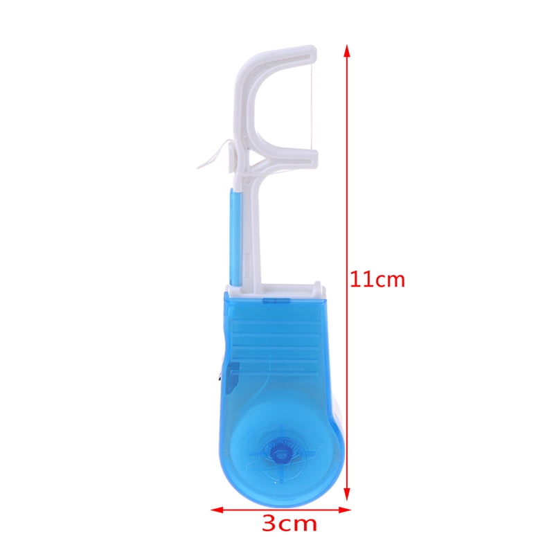 Buytra Blue Portable Clean High Dental Floss Holder Oral Care Tooth