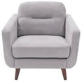thumbnail image 3 of Elle Decor Chloe Arm Chair in Light Gray, 3 of 8