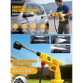 thumbnail image 3 of DGB Cordless Portable Pressure Washer, Rechargeable Battery, Adjustable Nozzle, Lightweight for Car, Patio, and Outdoor Cleaning, 3 of 5