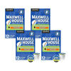Maxwell House Decaf House Blend Ground Coffee K-Cup Pods, 12 Ct Box (Pack of 4)
