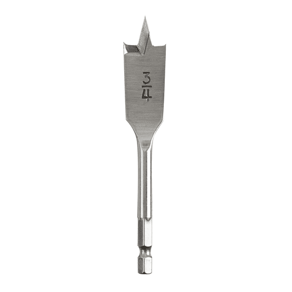 Milwaukee Tool 3/4" x 4.5" Flat Boring Bit