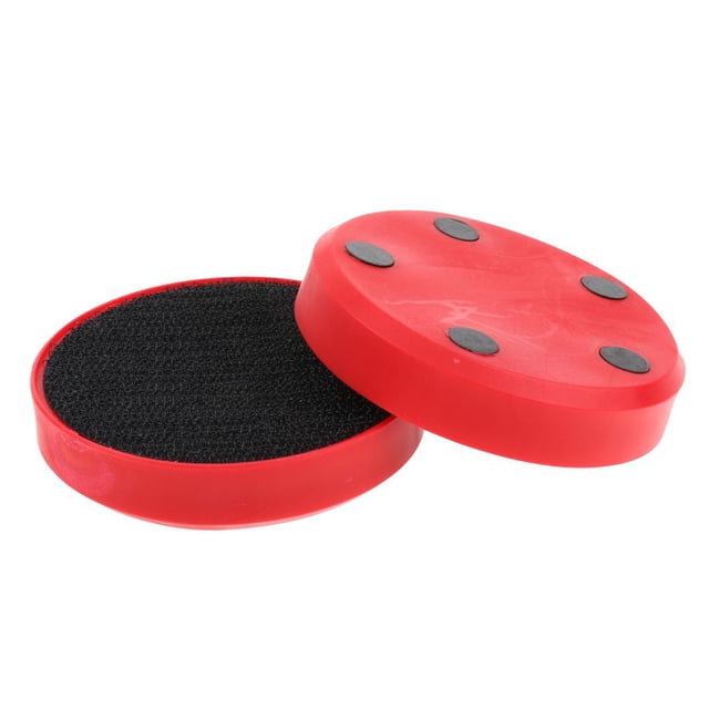 jinwen 2pcs Longboard Slider Block Replacement Skateboard Palm Pucks Red