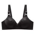 thumbnail image 2 of Jsaierl Womens Bras Wirefree Support T-shirt Bras Seamless Full Coverage Bralettes Shapewear Breathable Full Figure Bras, 2 of 3
