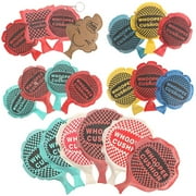 Miniature Whoopee Cushions - 12 Pack Mini Prank Novelty Toy for Parties and Rewards - 3 Inch Size random