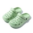 thumbnail image 3 of GPOECD Unisex Summer Fashion Perforated Casual Slides Outdoor Comfortable Lightweight Beach Sandals Shoes 01-Green,8.5, 3 of 4