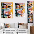 thumbnail image 4 of Designart "Midcentury Funny Collage Geometric Delight II" Geometric Canvas Wall Art - Modern Colorful Abstract Geometric Bedroom Canvas Wall Art, 4 of 6