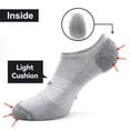 thumbnail image 3 of JSPA Merino Wool Invisible Loafer Socks for Women Men 6 Pack,Gray,Medium, 3 of 7
