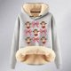 thumbnail image 4 of WILLBEST Sudadera de Mujer con Estampado Navideño de Vaca, Estilo Vaquero, Estilo Femenino y Grueso Mediana, 4 of 4