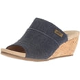 thumbnail image 4 of Anne Klein Womens Chanay Fabric Open Toe Casual Slide Sandals, 4 of 5