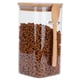 thumbnail image 5 of Tarro de Almacenamiento de Vidrio de Diseño Cuadrado Con Orificio de Inserción de Cuchara, Contenedor de Condimentos Adecuado Para Granos de Café, Decret de Cocina, 5 of 7