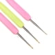 thumbnail image 3 of 8 ganchos de ganchillo de 1 mm a 2,75 mm, mango de plástico colorido, agujas de ganchillo finas para principiantes y entusiastas del tejido, 3 of 8