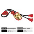 thumbnail image 2 of Caza Protector de la punta del dedo del pulgar para practicar tiro con arco, anillos protectores de flecha (rojo), 2 of 6