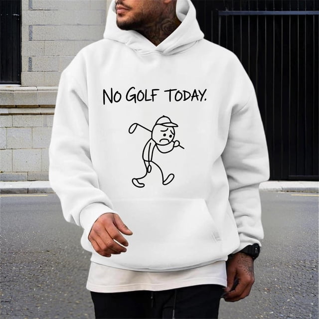 Men's Hooded Sweatshirt with Soft Comfort Fit Pullover for Everyday Casual Outdoor Wear Featuring Front Pouch Pocket and Adjustable Drawstring