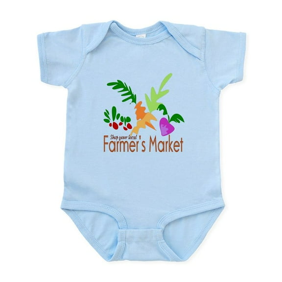 CafePress - Farmer's Market Infant Bodysuit - Baby Light Bodysuit, Size Newborn - 24 Months