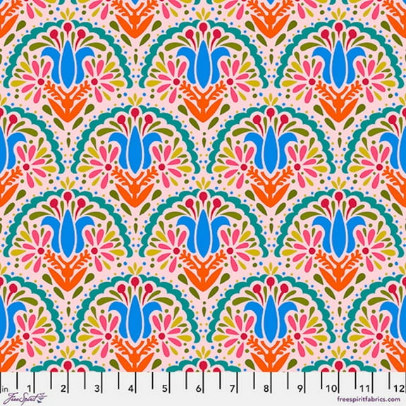 Anna Maria Horner Welcome Home Amsterdam Tuliip Cotton Fabric By The Yard