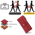 thumbnail image 7 of GOIACII Women's Leather Wallet Women Large Clutch RFID Protection Blocking Handbag Large Capacity Long Purse with 17 Card Slots and Mobile Phone Pocket, 7 of 7