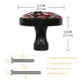 thumbnail image 3 of 4 Pcs Christmas Knobs for Kitchen Cabinet Cupboard Dresser Bookcase Drawer Pulls Handles Round Home Decor, 3 of 5