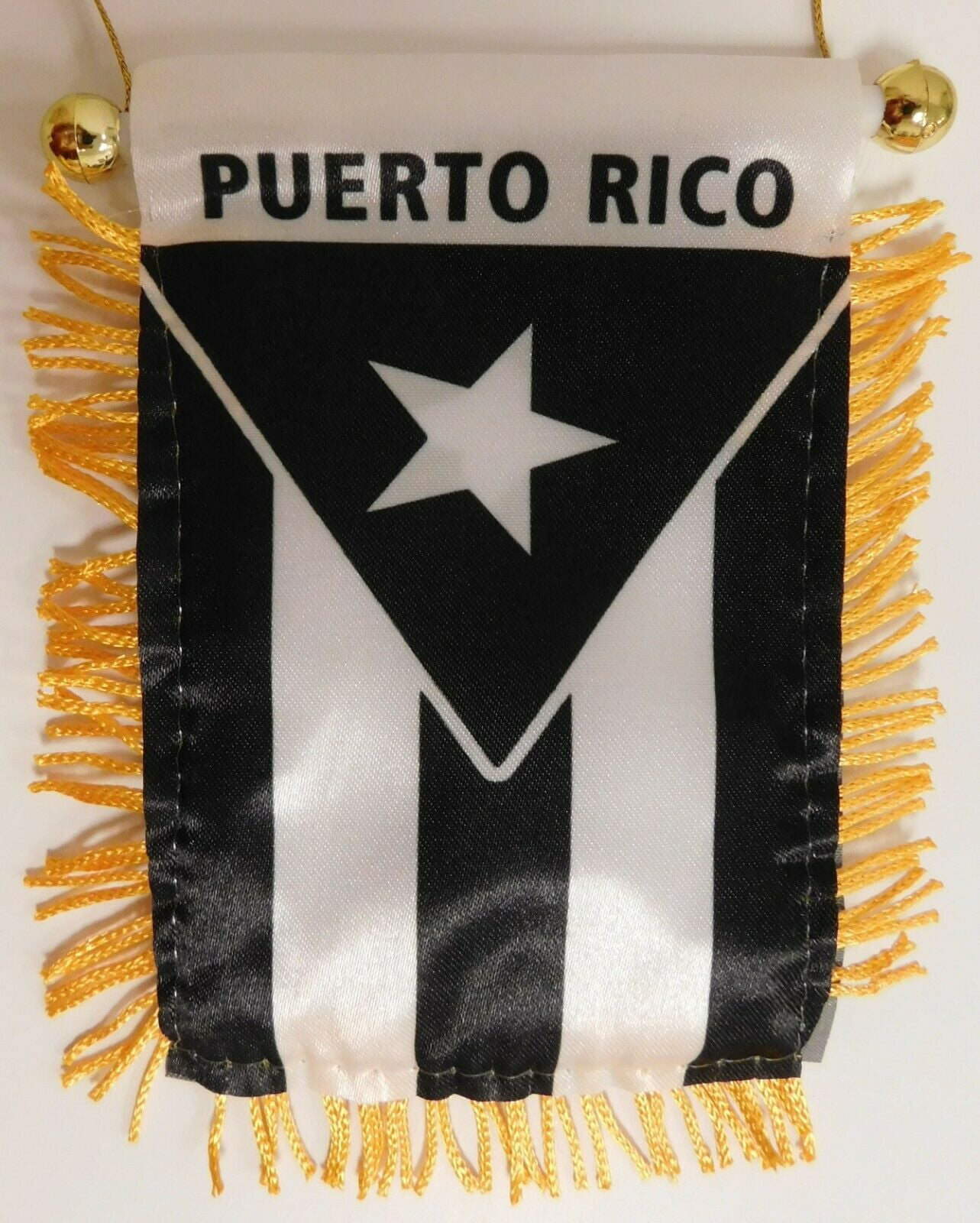 Puerto Rico Black Puerto Rico Black Car Flag Small Puerto Rican Mini Banner Flag 