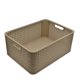 thumbnail image 2 of Paquete De 2 Cajas Organizadoras Duras Tipo Rattan Beige, 2 of 5