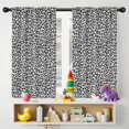 thumbnail image 5 of Blackout Kids Curtains,Black Leopard Print Childrens Insulated Curtains Set Of 2,Bedroom Essentials,Toddler Room Decor 42"x54", 5 of 5