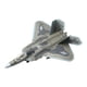 thumbnail image 1 of Kit de modelo 1/72, adorno de avión, colección de recuerdos, avión de juguete educativo para TV, gabinete, cafetería, oficina, sala de estar F22, 1 of 8