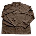 thumbnail image 3 of Hombres Zip Up Sudadera con Capucha de Pie Cuello Lavado Denim Afligido Medio Cremallera Manga Larga Casual Superior Poliéster Mezcla Chaqueta, 3 of 8