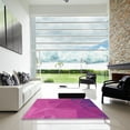 thumbnail image 7 of Ahgly Company Machine Washable Indoor Square Transitional Deep Pink Area Rugs, 4' Square, 7 of 7