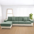 thumbnail image 6 of Sanmadrola Waterproof Couch Cushion Cover for Sectional Sofa,Slipcover Stain Resistant High Elasticity Wear-Resistant Striped Sofa Cover,Grayish Green Back Couch Cover S for Furniture, Children, Pets, 6 of 6